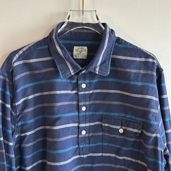 J Crew Quarter Button Up - Picture 3 of 4